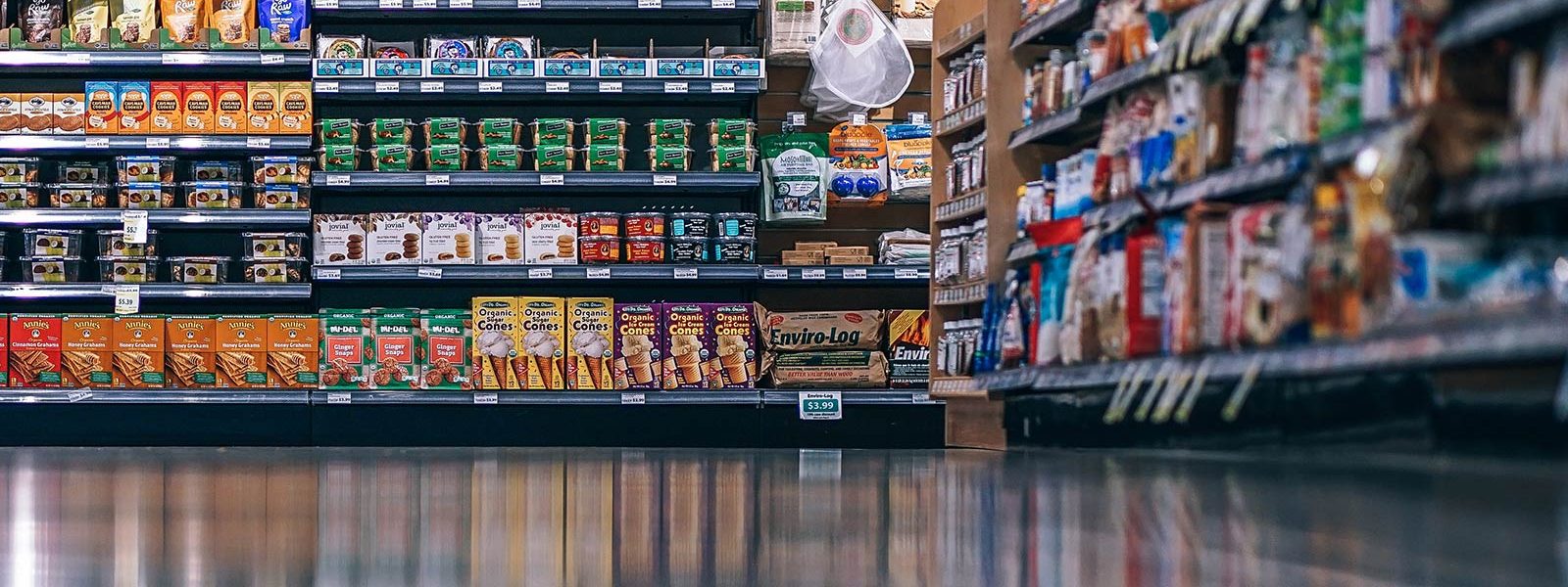 Consumer Protection Store Isle with shelving